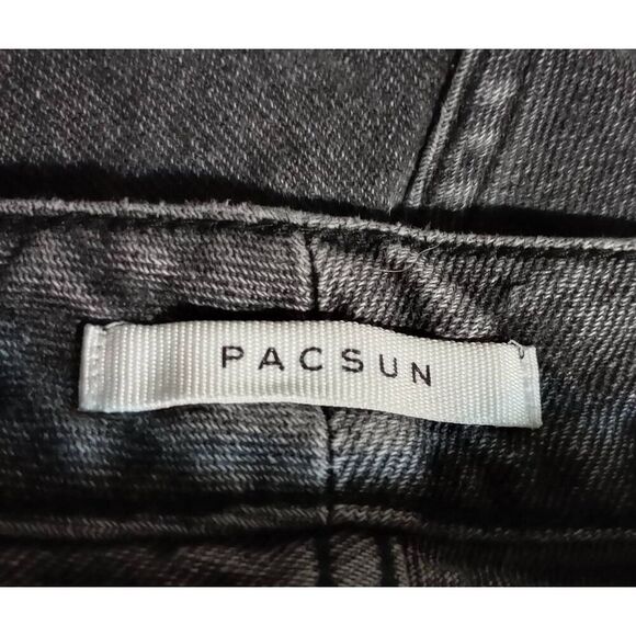 Pacsun Jeans Ladies 25 Mom‎ Jean Gray Thrashed - Picture 5 of 8